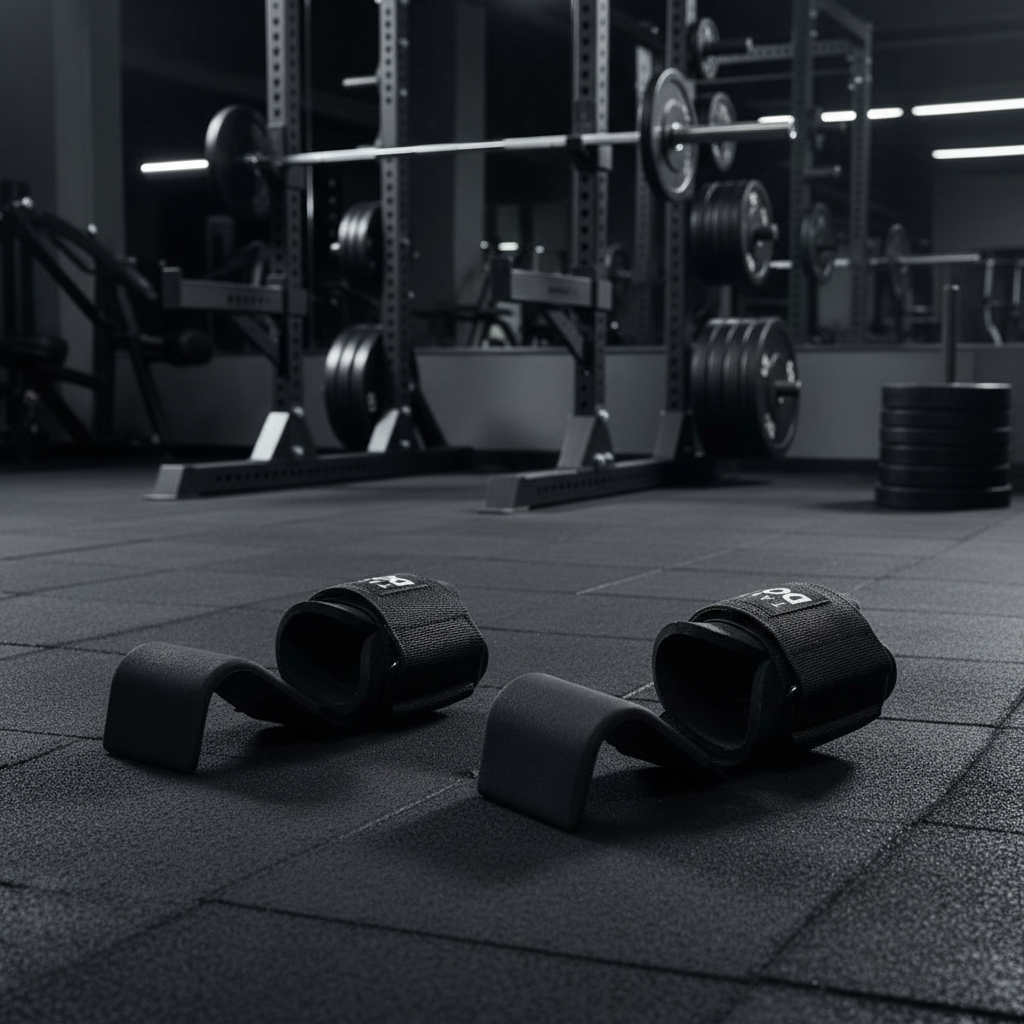 TitanGrip 💪 Heavy-duty lifting hooks that improve grip strength during intense workouts.